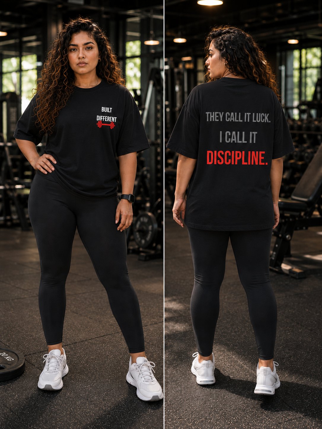 RESULTS ARE EARNED NOT GIVEN - Unisex Oversized Classic Gym T-Shirt