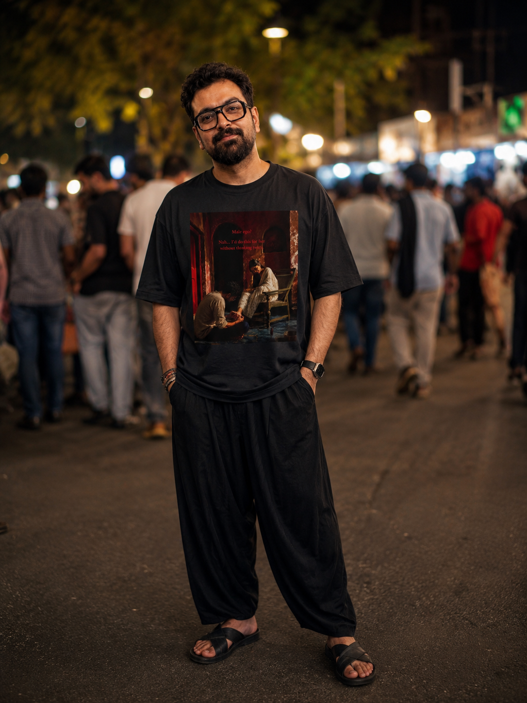 The "No Ego" Graphic Tee - Unisex Oversized Classic T-Shirt