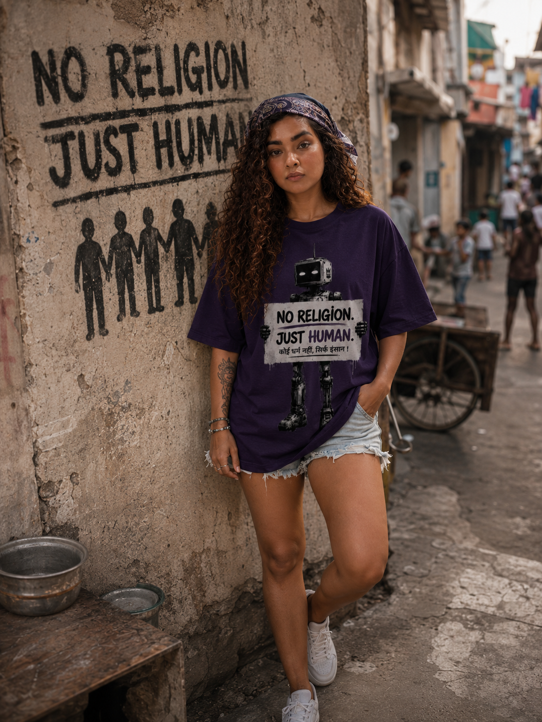 NO RELIGION Unisex Oversized Classic T-Shirt