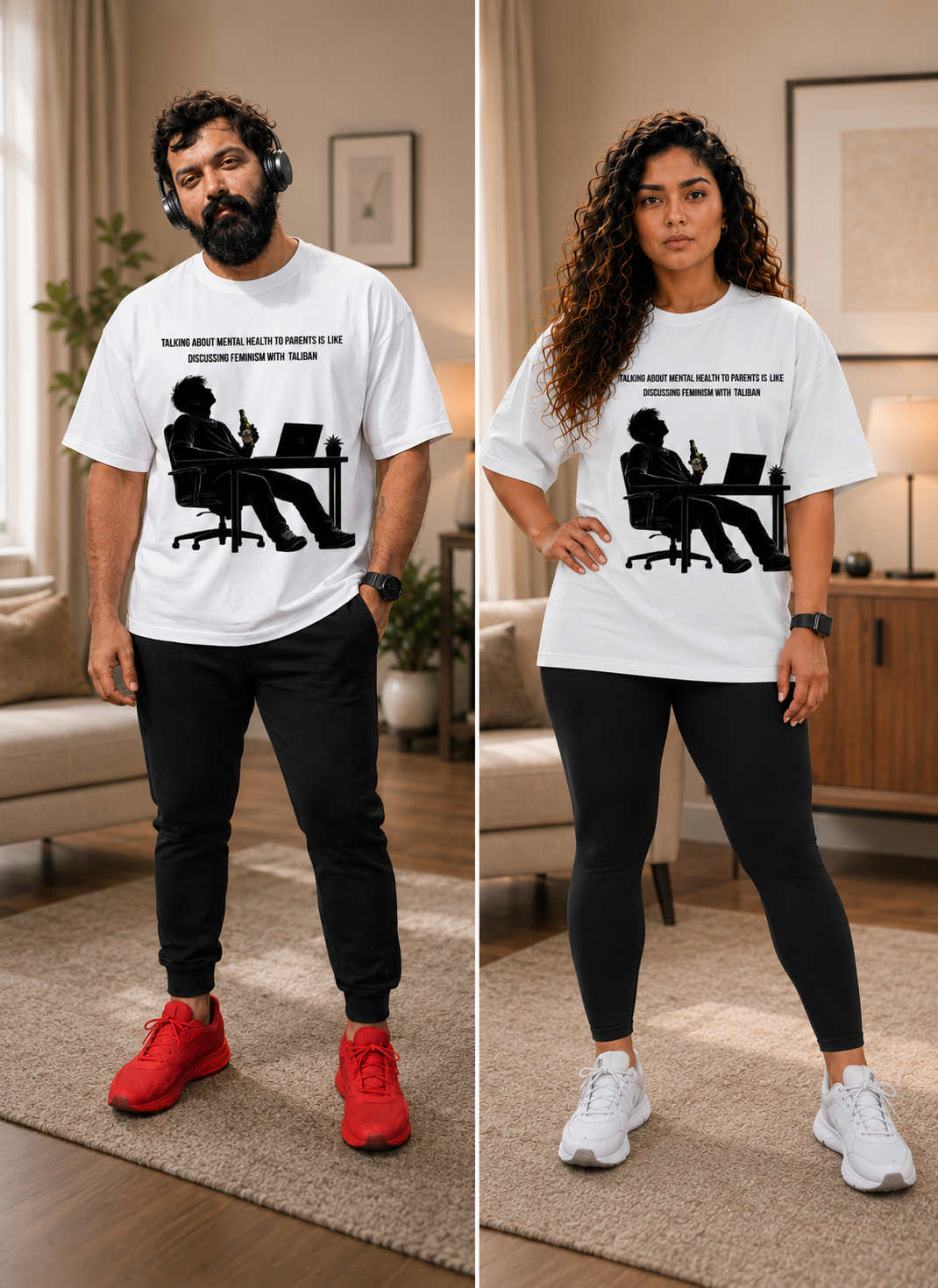 mental health and parents - Unisex Oversized Classic T-Shirt