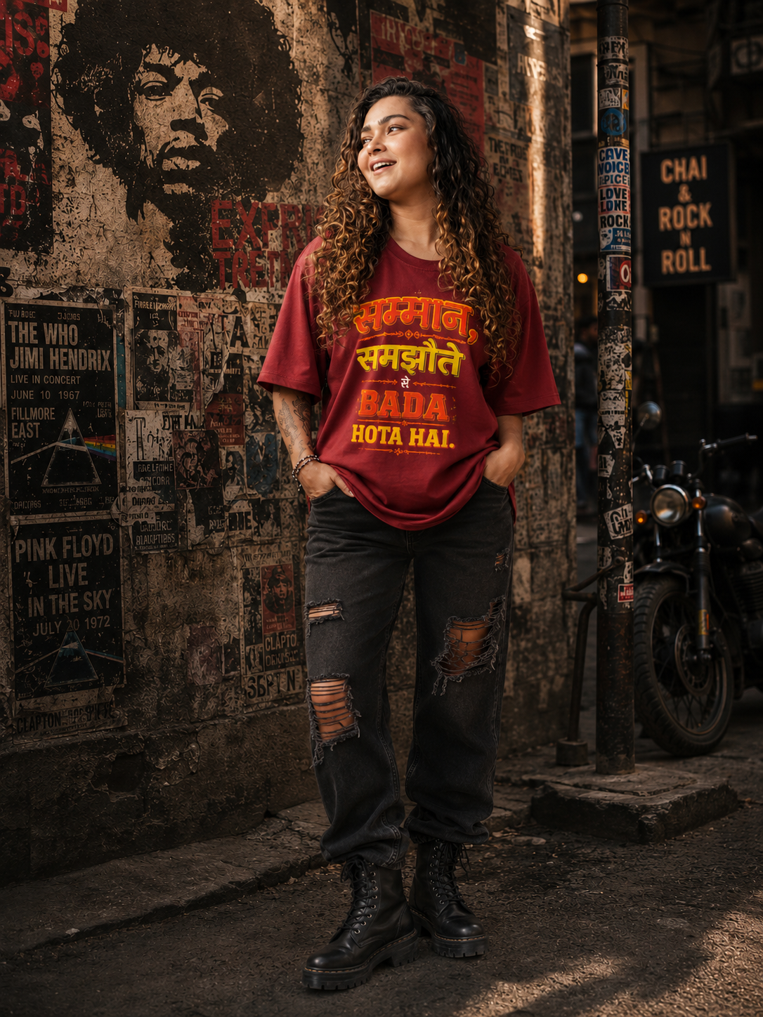SAMMAN SAMJHOTA - Unisex Oversized Classic T-Shirt